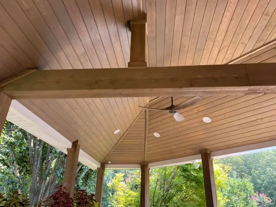 Vaulted Cedar Patio Cover