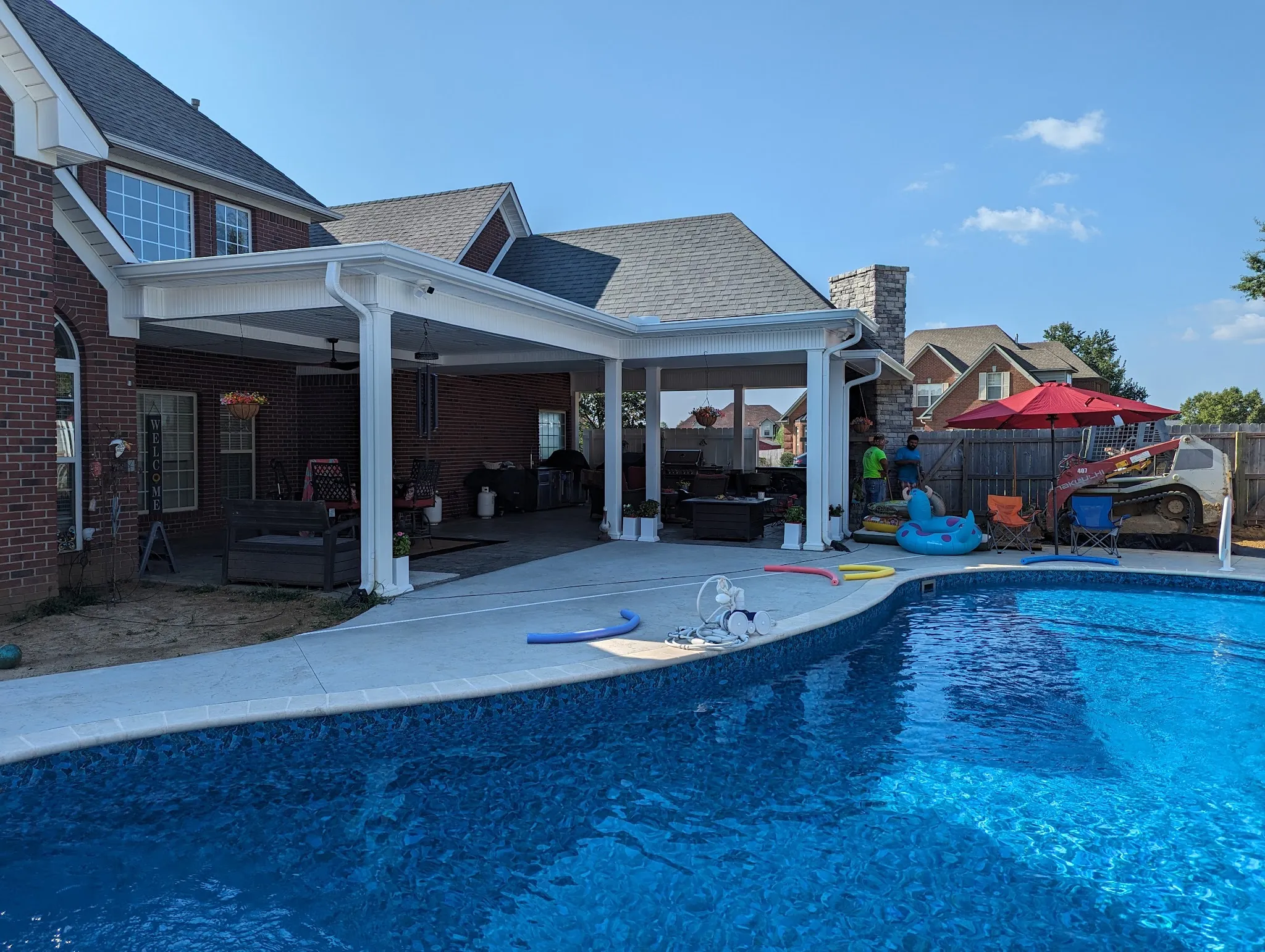 Poolside Covered Patio